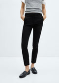 Pantalon Skinny Crop - Black