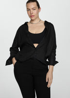 Pantalon Skinny Crop - Black