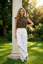Pantalon Marguerite - Blanc