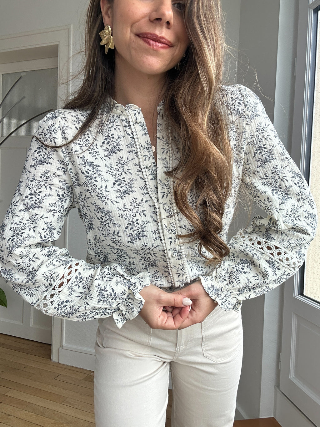 Blusa Emma de flores