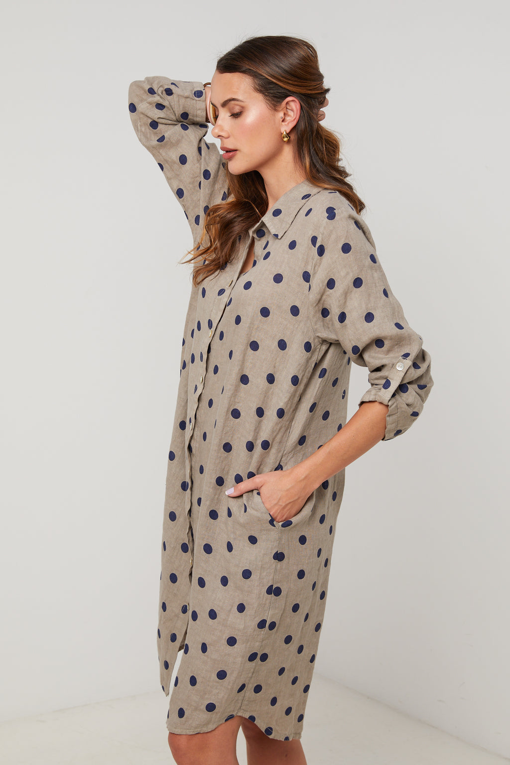 Dress - Taupe - Women