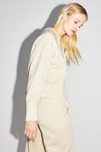 Sudadera The Sofia Jersey Lurex Beige