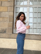 Embroidered Blouse Baby Pink Apolline