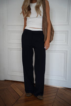 Pantalones de rayas Honoryne - Azul marino