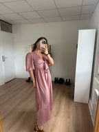 Suzy Long Dress Old Pink