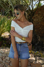 Catia Lace Top - White