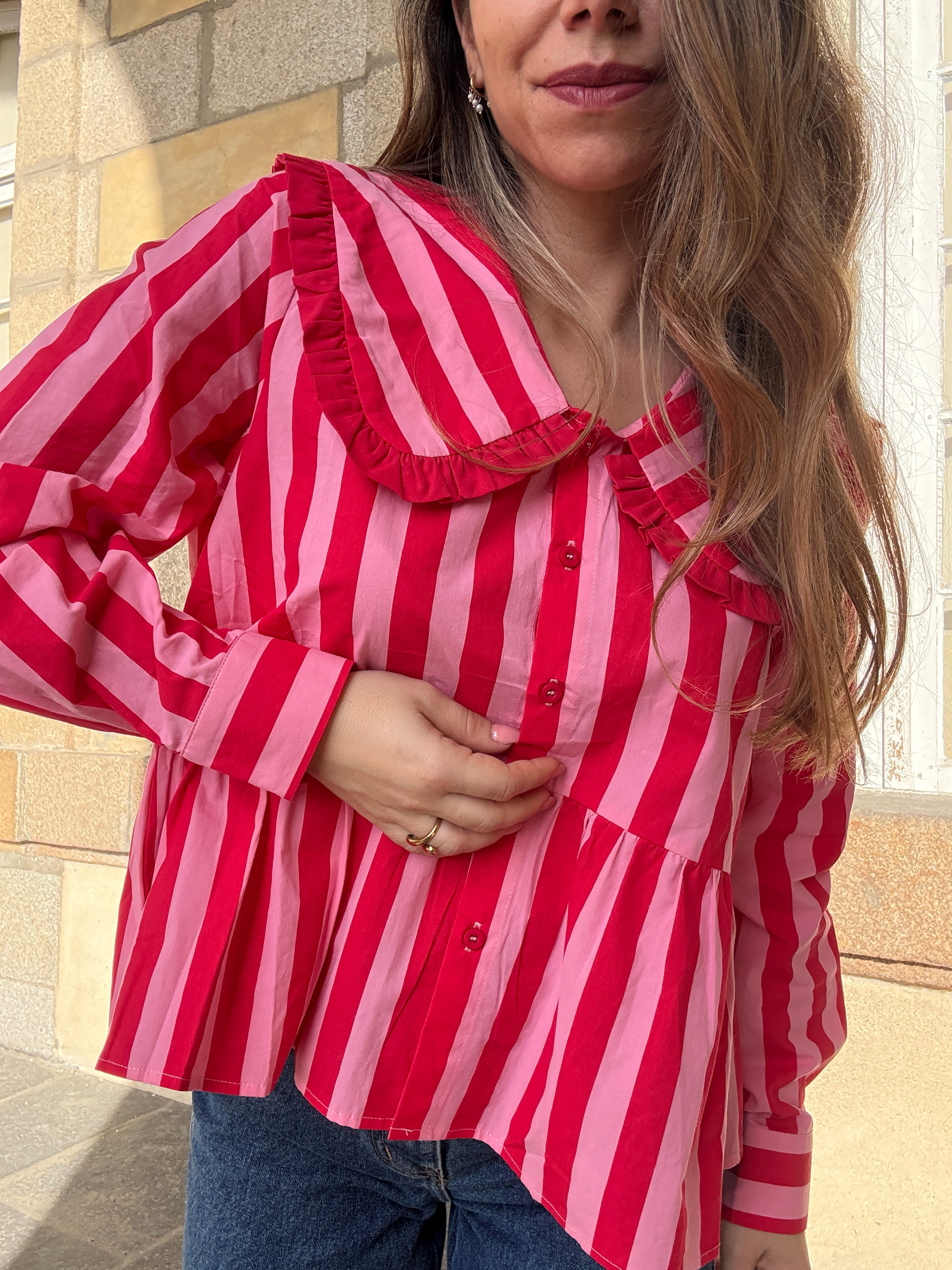 Toscana Striped Blouse