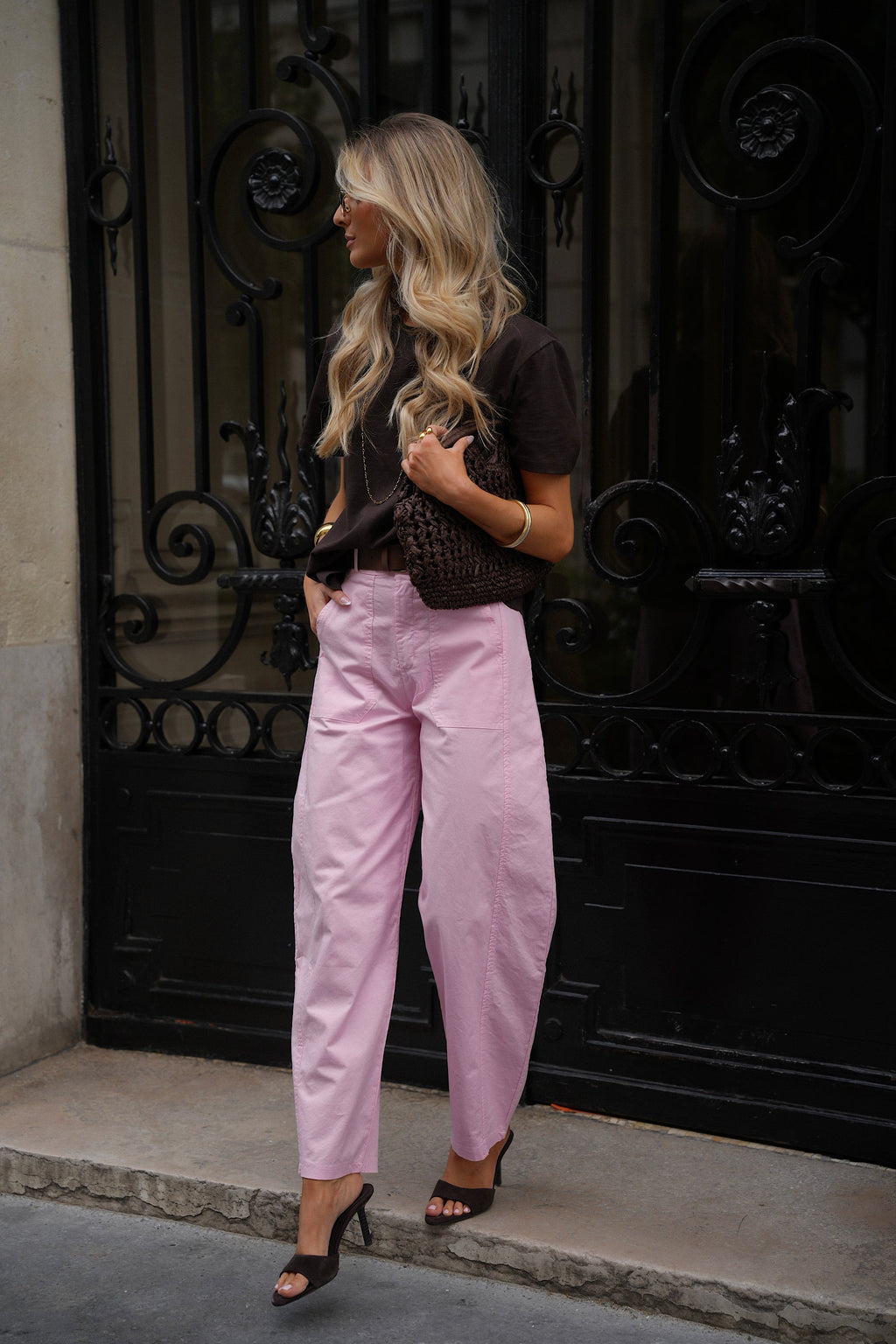 Jay Balloon Pants - Pink