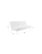 Cielke - 3-Seater Sofa Bed - Polyester - Beige