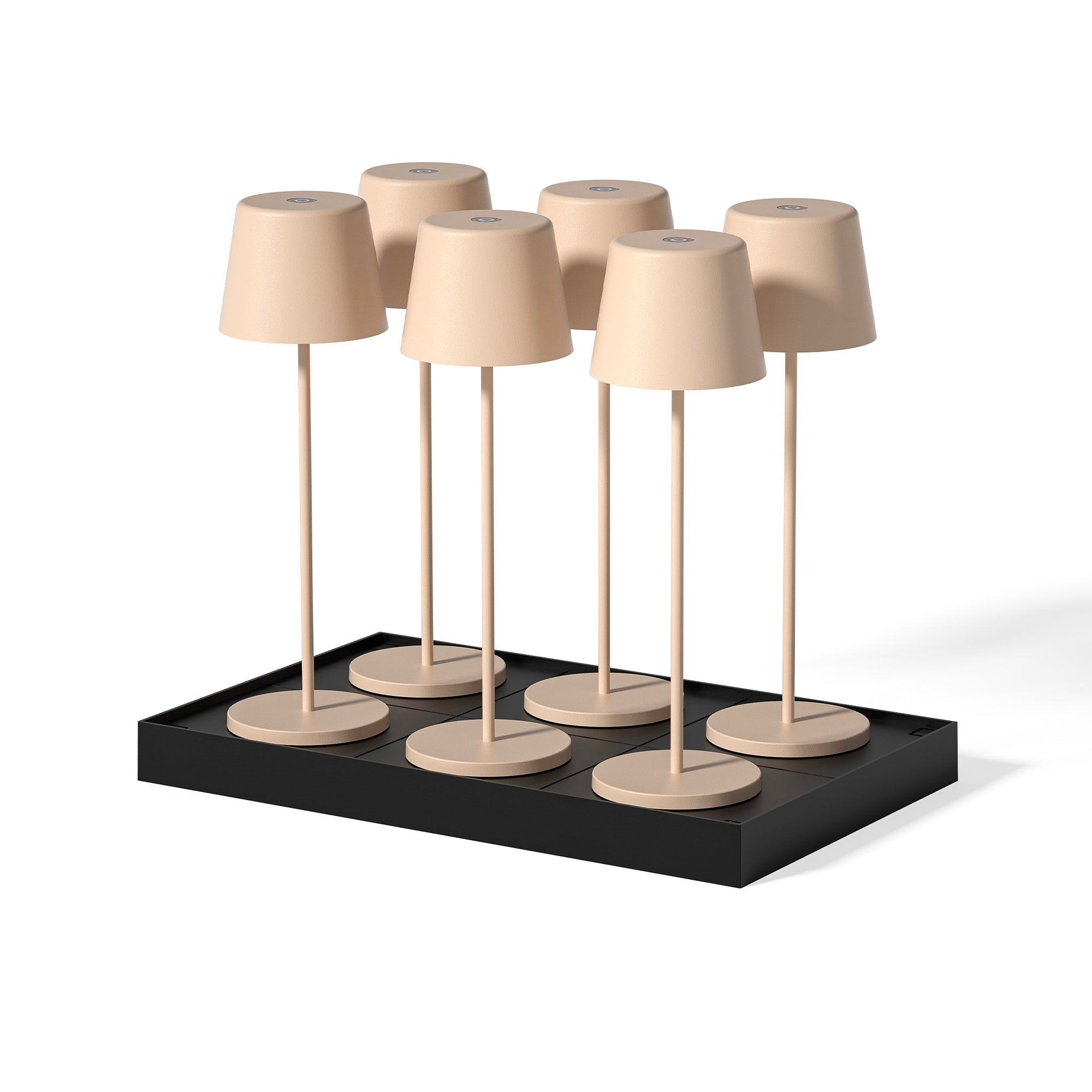 Kelly - Cordless Table Lamp - Steel - Beige