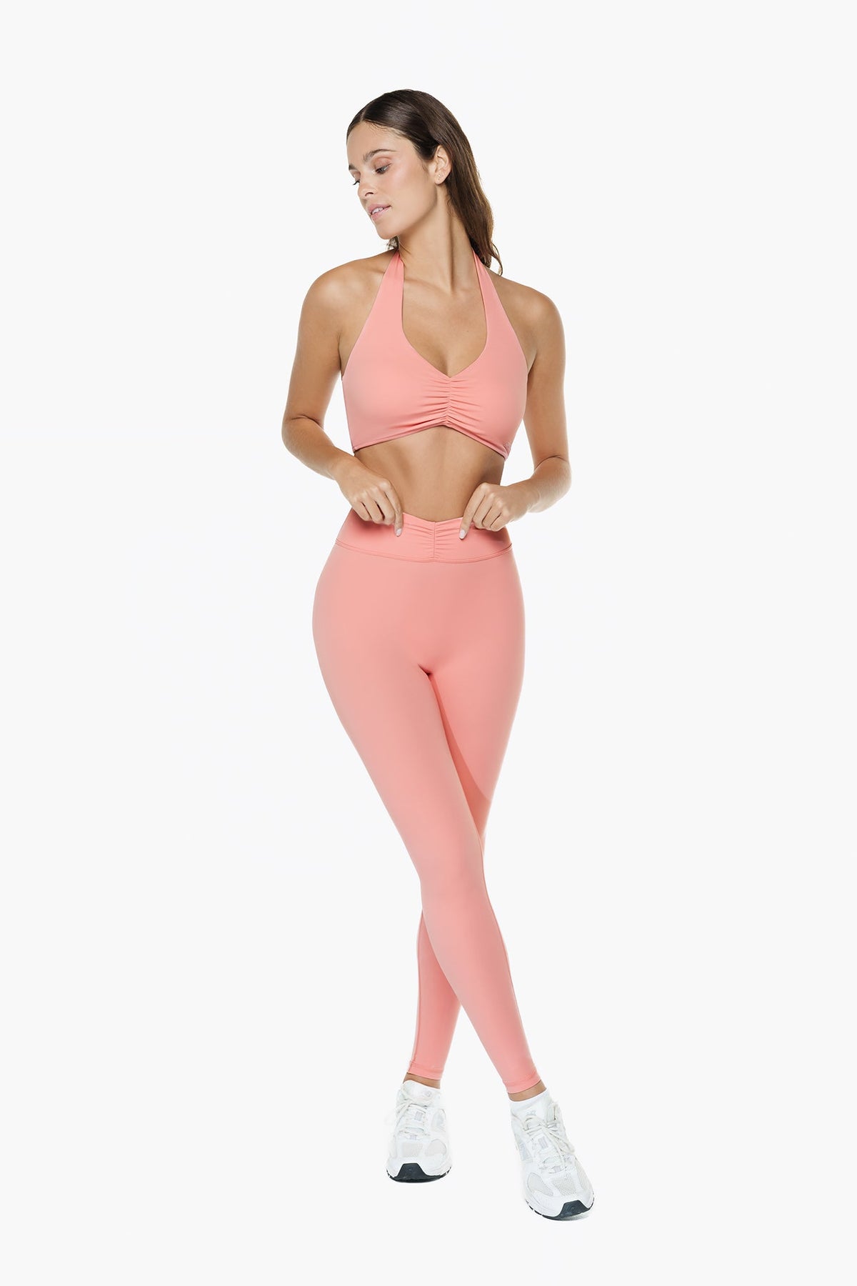 Lace Tights - Petal Blush