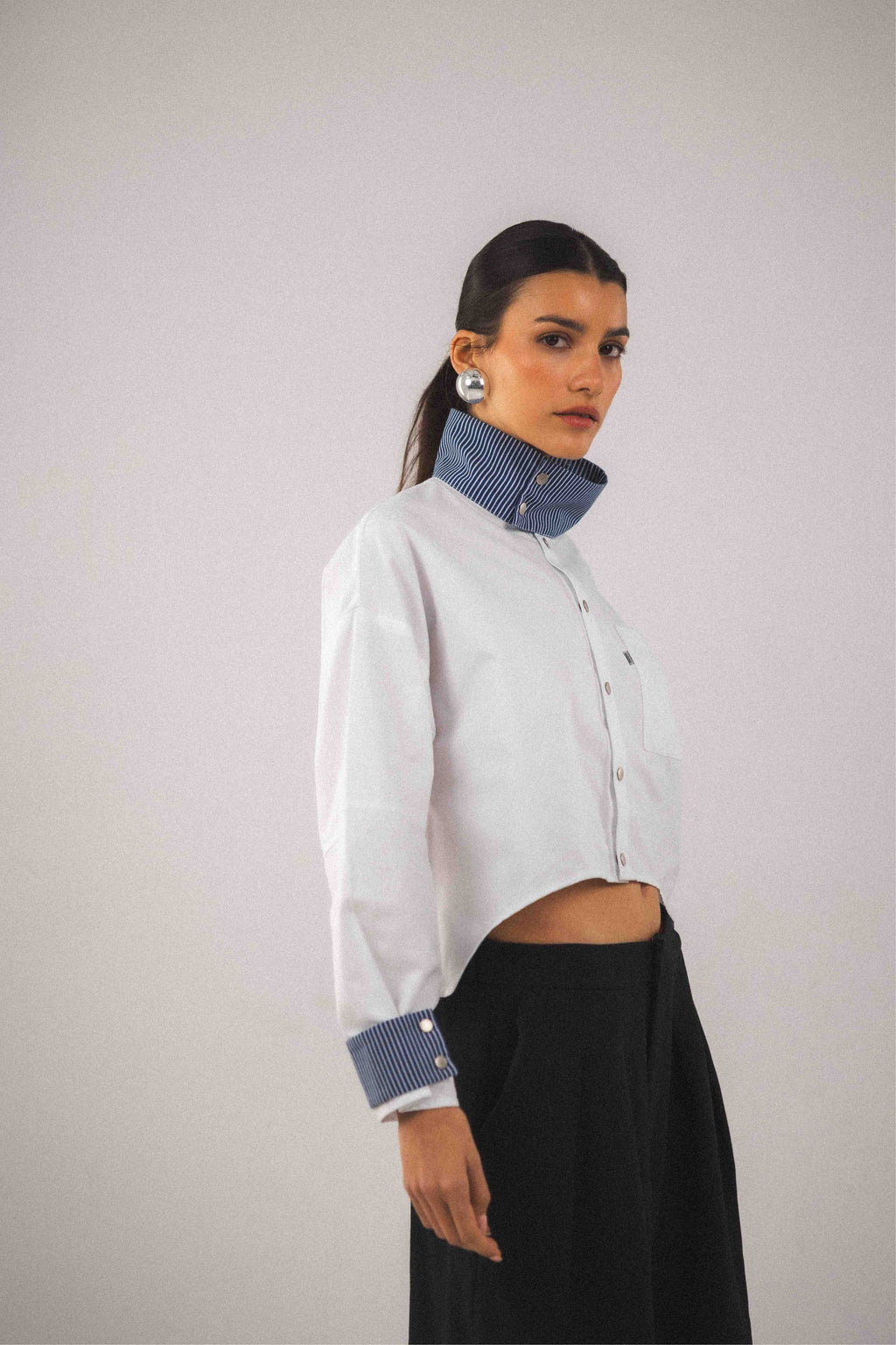 Chemise Col Montant - Aya