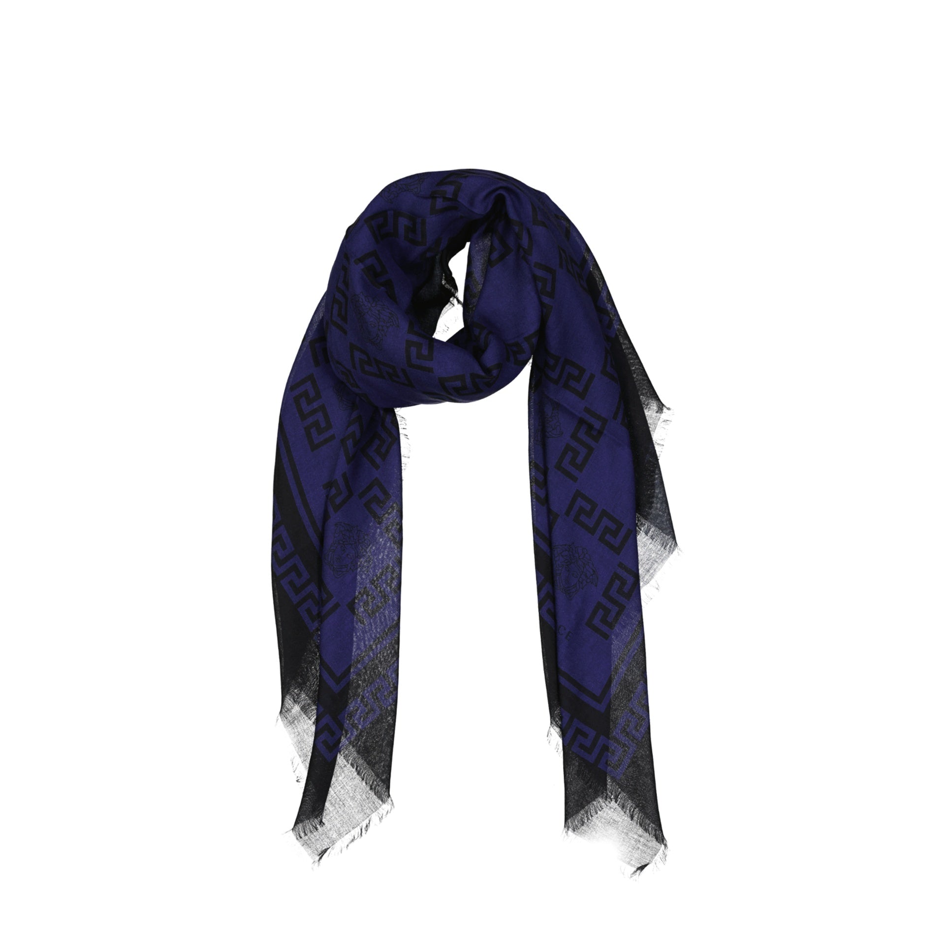 Versace - Square Scarf - Women - Blue