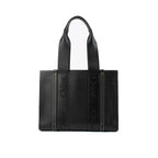 Chloe - Bolso tote Woody mediano de piel - Mujeres - Negro