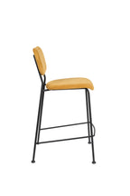 Benson 64.5 Cm - Set of 2 Bar & Counter Stools - Fabric - Ochre/Yellow