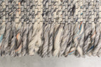 Frills - Rectangular Rug - Wool - Grey/Blue