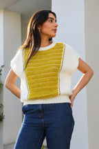 Pull Petra Sans Manche Palmier