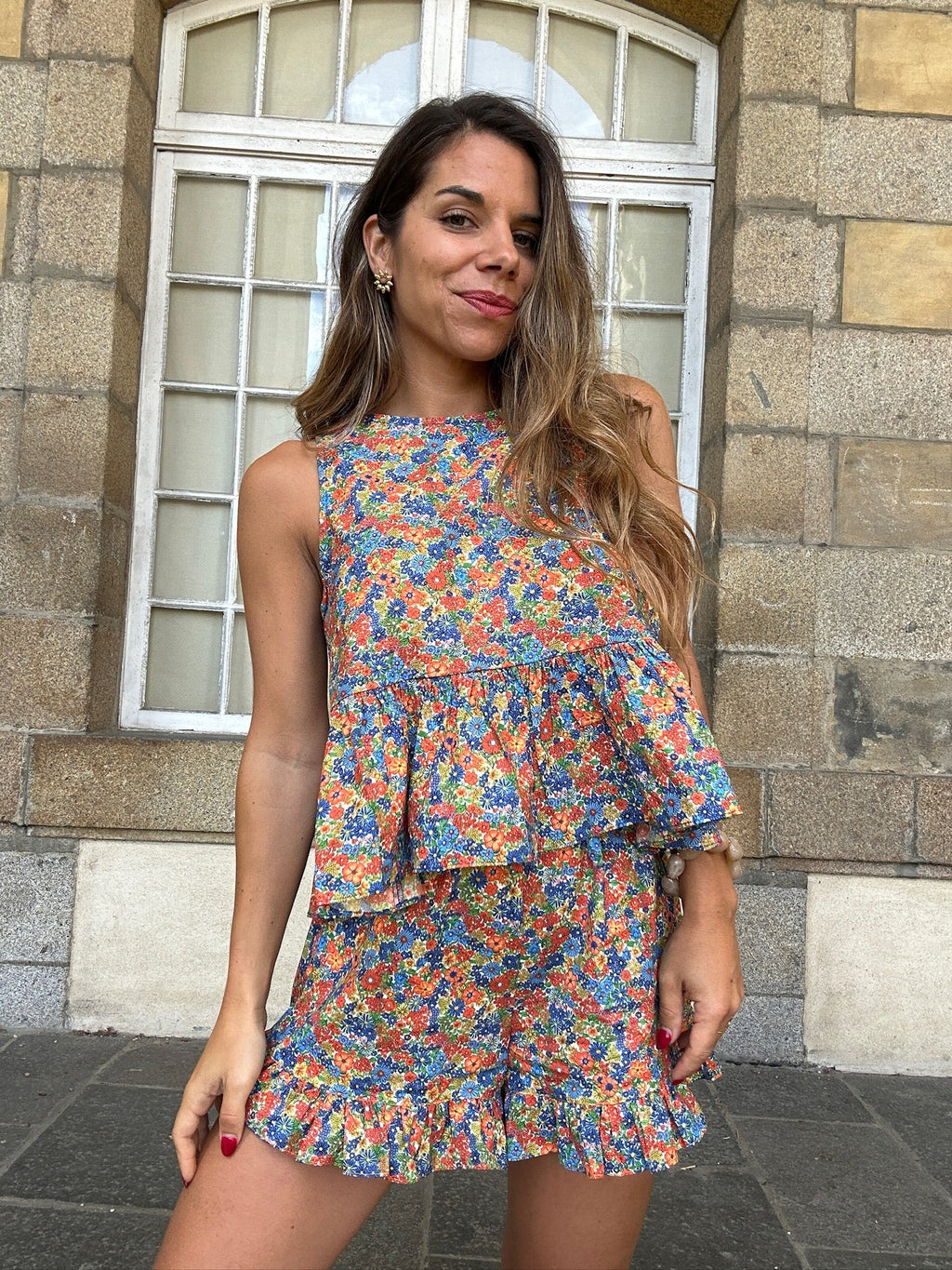 Top Suzanne Liberty Bleu