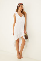 Robe - Blanc - Femme