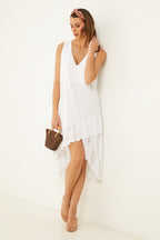 Robe - Blanc - Femme