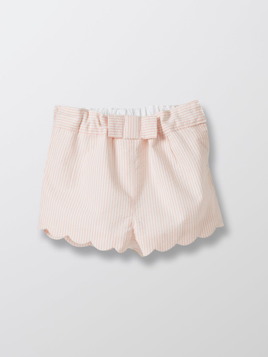 Short Coquille - Bleu Clair Raye - Bébé