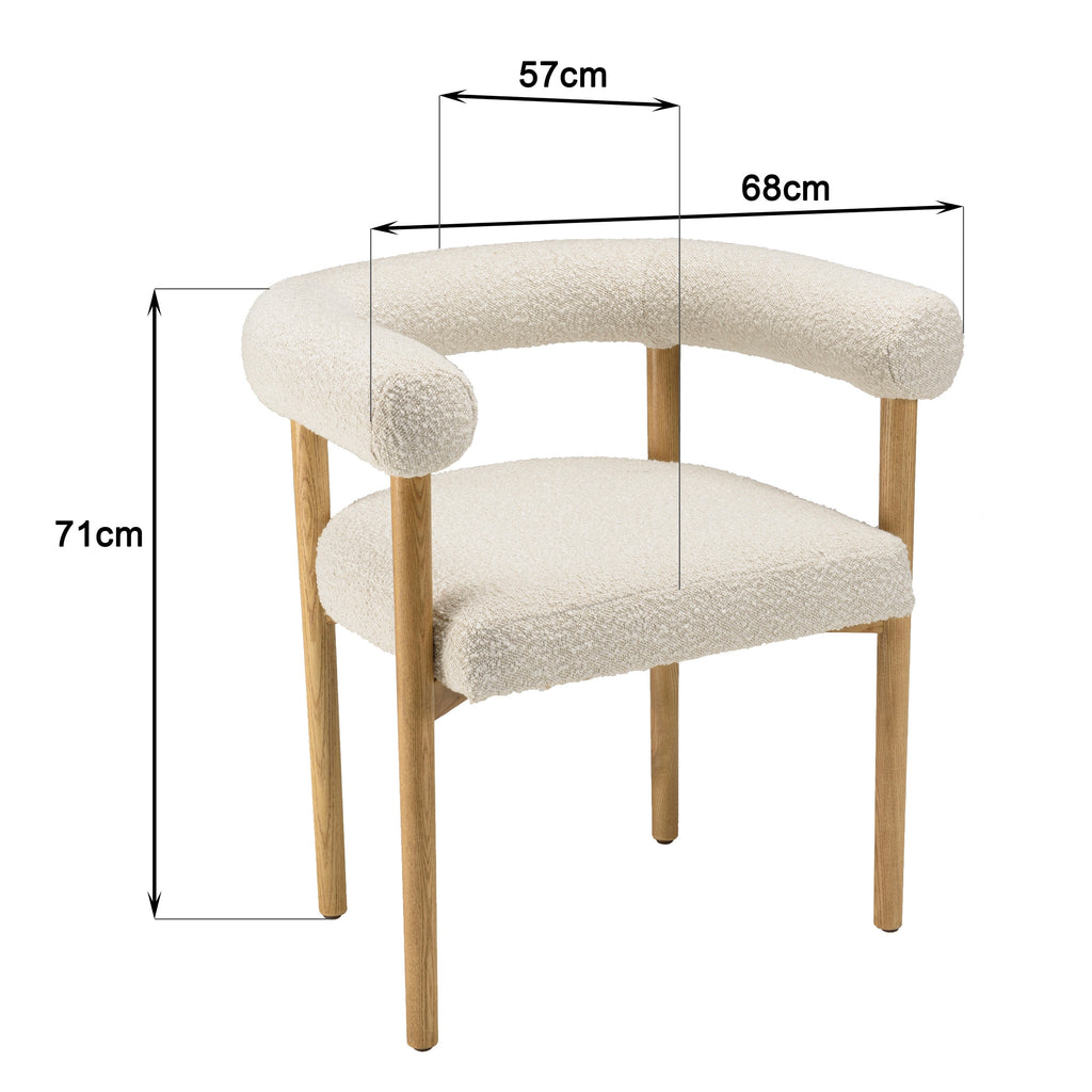 Gaston - Chaise - Blanc