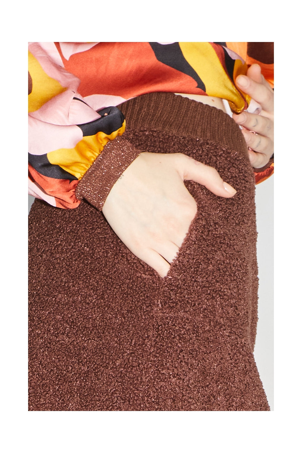 Mini Jupe Blake Preppy Chocolat - Marron