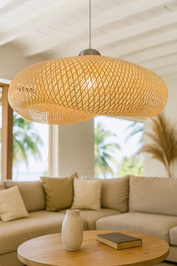 Klino Pendant Lamp - Woven Bamboo