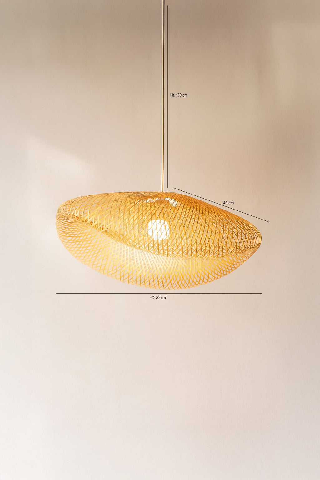 Klino - Suspension - Bambou - Naturel