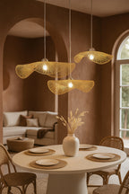 Caravelle Pendant Lamp - Braided Bamboo - 100Cm