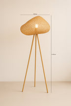 Lips - Lampadaire - Bambou/Bois