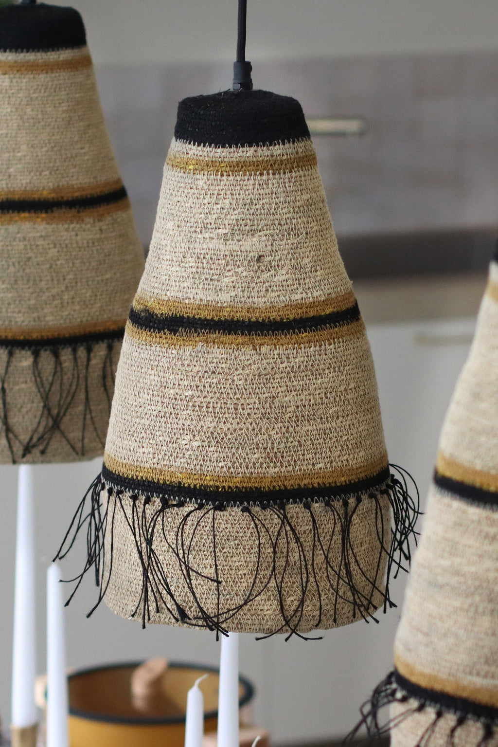 Tobago - Suspension - Jonc De Mer - Naturel