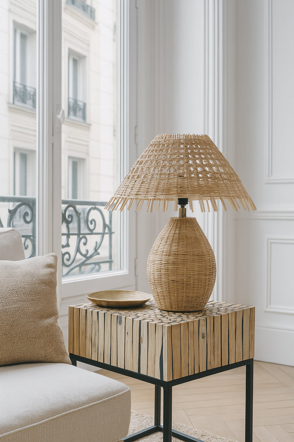 Joyce - Table Lamp - Rattan - Natural