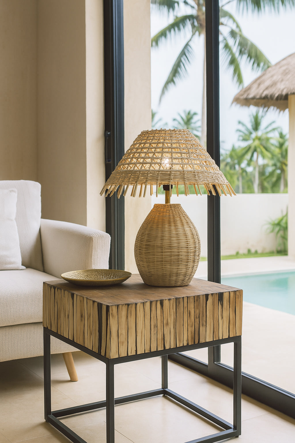 Joyce - Table Lamp - Rattan - Natural