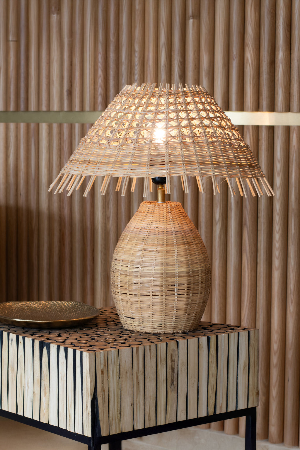 Joyce - Table Lamp - Rattan - Natural