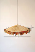 Belaga - Suspension - Raphia - Naturel