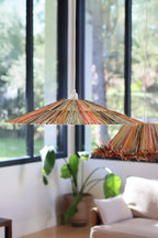 Jolo Pendant Lamp - Colorful Natural Raffia