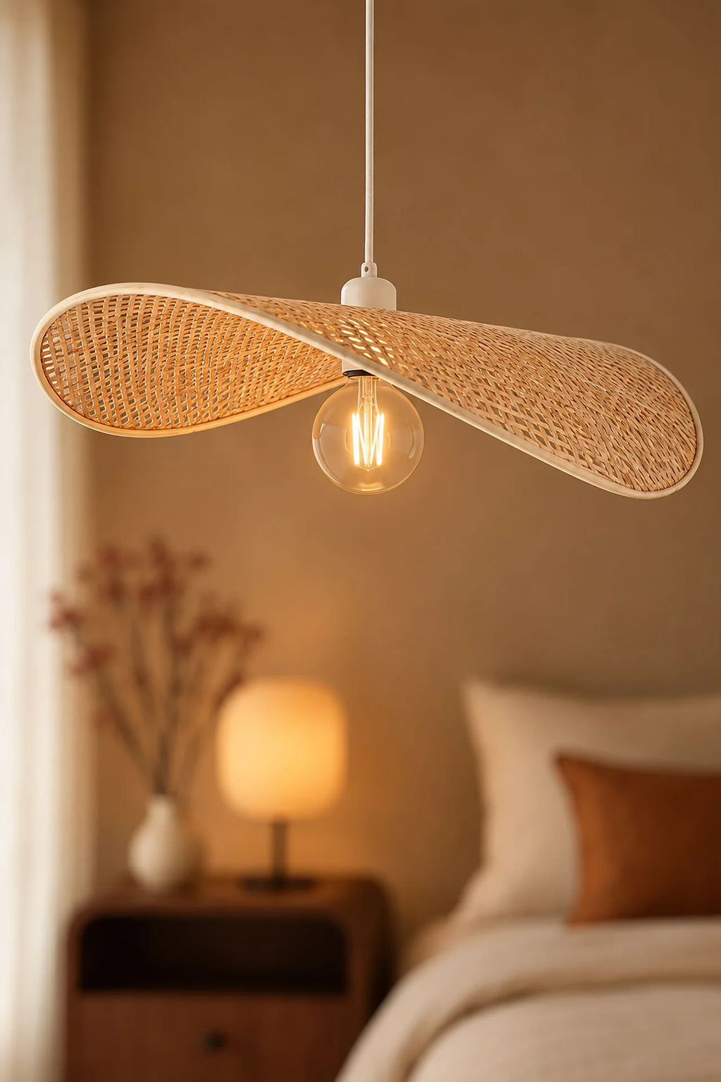 Solea - Suspension - Bambou Naturel - Ø60Cm