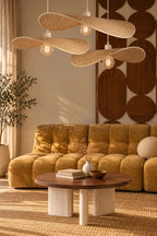 Solea - Suspension - Bambou Naturel - Ø80Cm