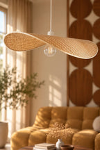 Solea - Suspension - Bambou Naturel - Ø80Cm