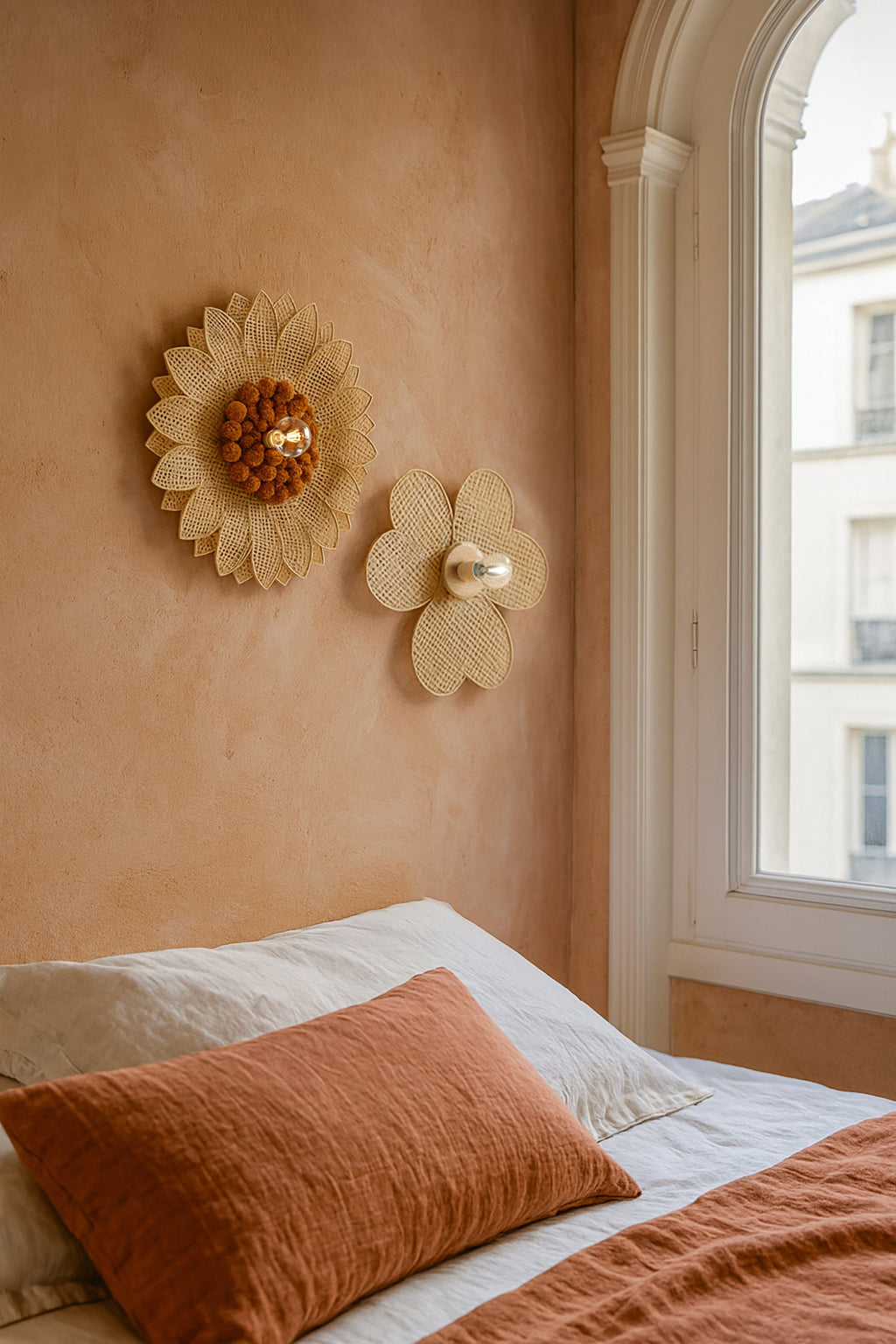 Petali - Applique Murale - Bambou - Naturel