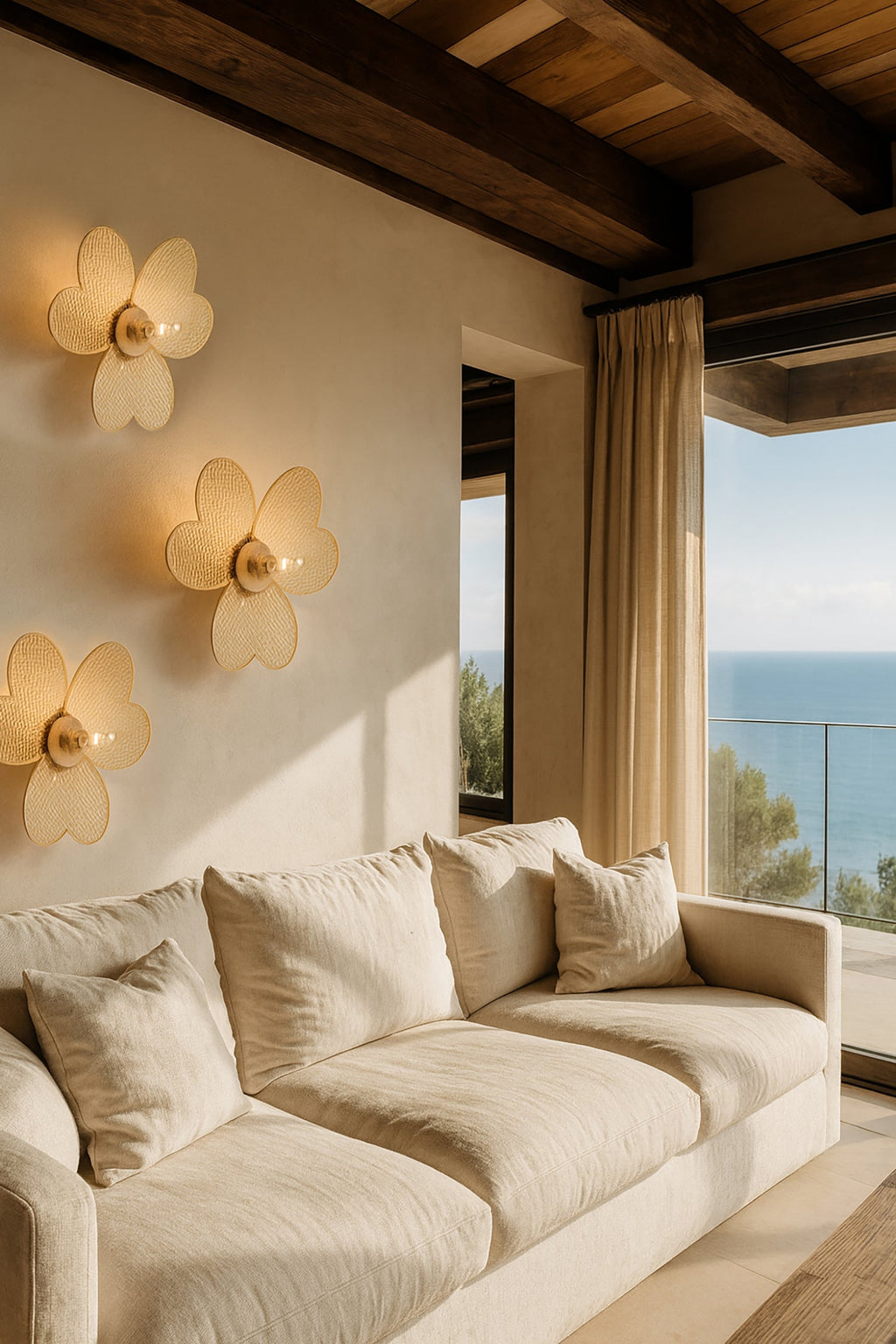 Petali - Applique Murale - Bambou - Naturel