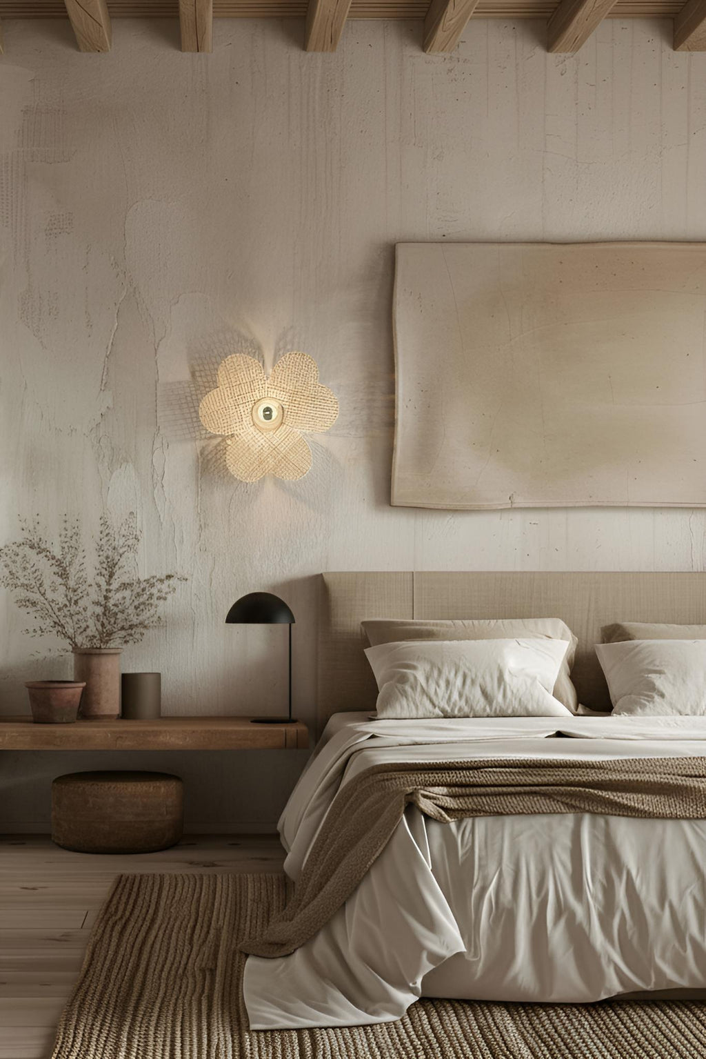 Petali - Applique Murale - Bambou - Naturel
