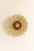 Daisy - Applique - Bambou - Naturel