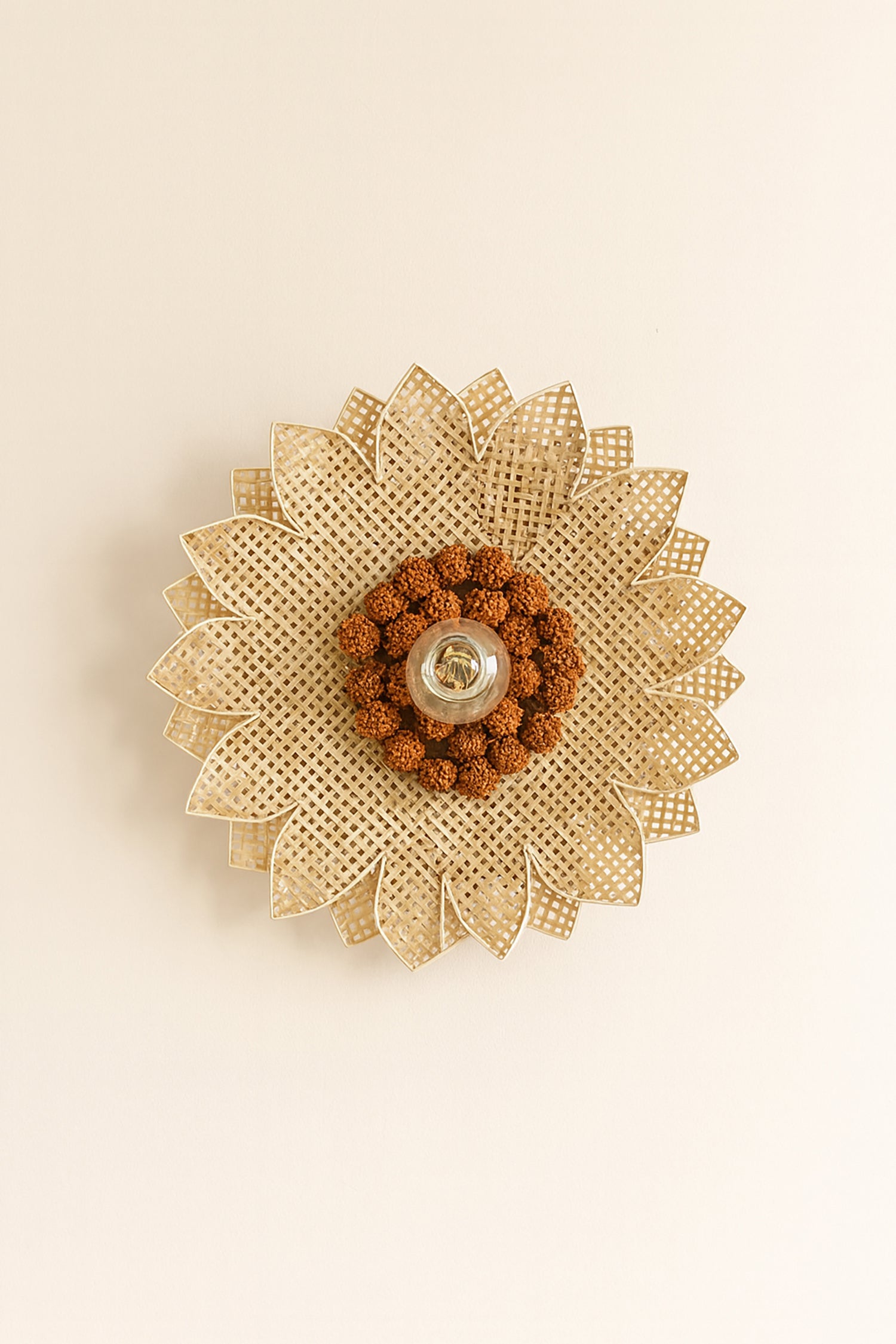 Daisy - Applique - Bambou - Naturel