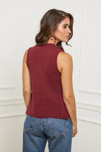 Vest - Burgundy