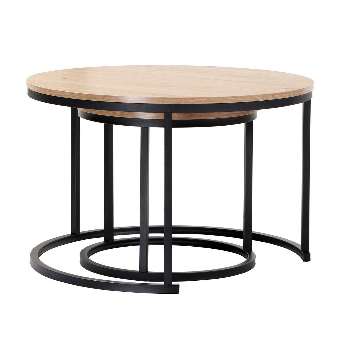 Lenny - Lot De 2 Tables Basses Gigognes