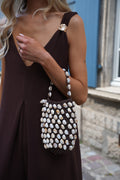 Suzana Beaded Bag - Chocolate