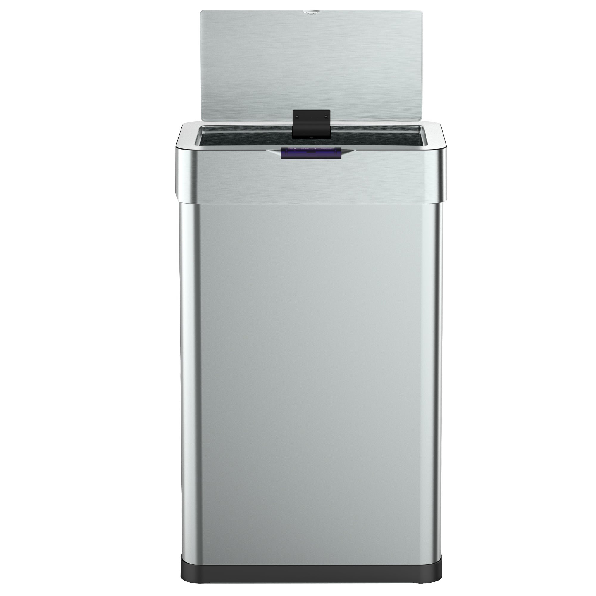 Daytona - Poubelle Automatique Inox 70L - Acier Inoxydable - Argent