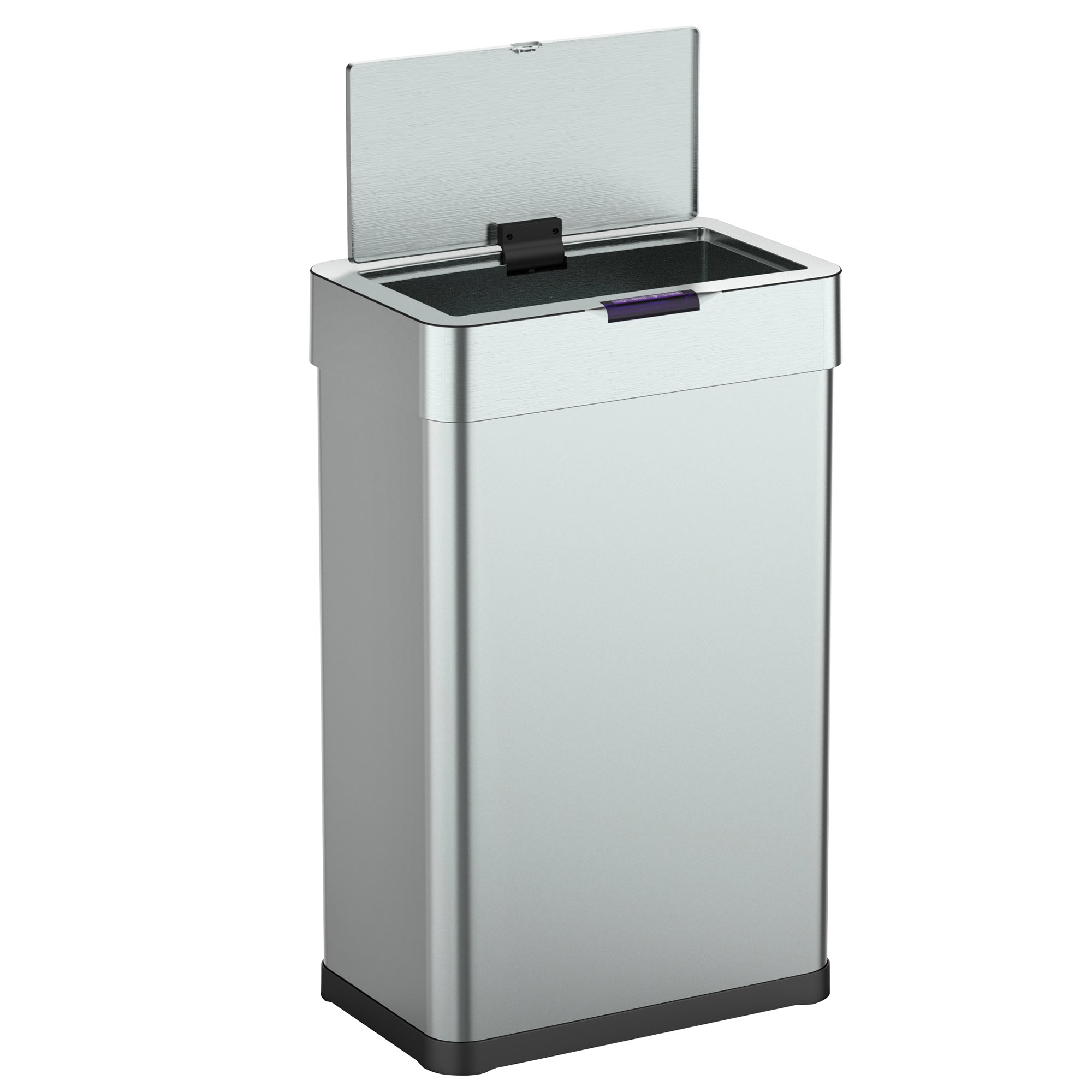 Daytona - Poubelle Automatique Inox 70L - Acier Inoxydable - Argent